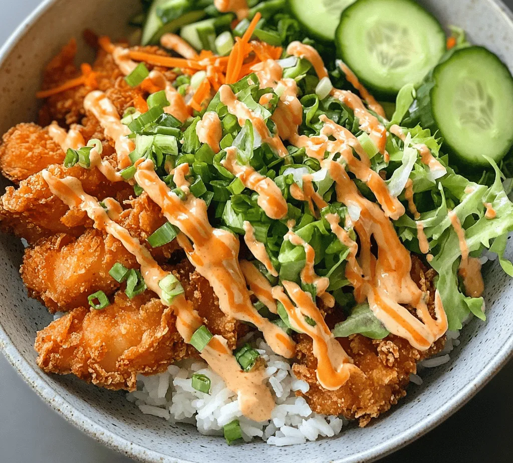 The Bang Bang Chicken Bowl is a delightful and vibrant dish that has captured the hearts of food enthusiasts everywhere. Combining tender chicken, crisp vegetables, fluffy rice, and a creamy, spicy sauce, this bowl is not only visually appealing but also packed with flavors that will tantalize your taste buds. Whether you're looking for a quick meal on a busy weeknight or a nutritious option for meal prep, the Bang Bang Chicken Bowl stands out as a perfect choice. Its balance of textures—from the crunchy veggies to the tender chicken—ensures that every bite is a satisfying experience.