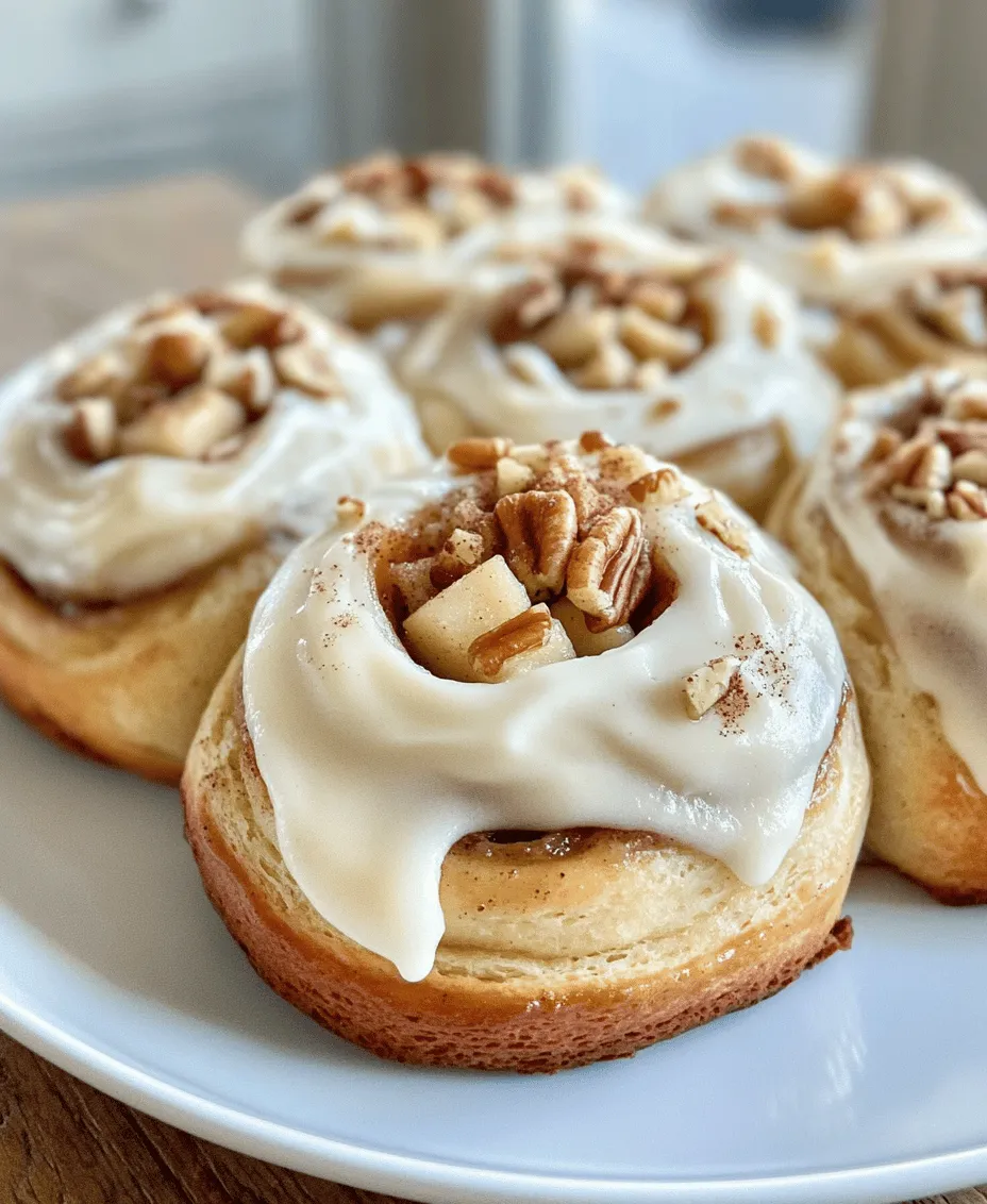 Indulging in homemade baked goods is one of life's simple pleasures, and nothing captures that joy quite like a warm batch of apple cinnamon rolls. These delightful treats are not only visually appealing but also offer a combination of comforting flavors and textures that make them irresistible. This recipe merges tender, fluffy dough with a luscious apple filling and a creamy frosting that elevates these rolls to the next level. Whether you're looking to impress guests at a brunch or treat your family to a cozy dessert, these irresistible apple cinnamon rolls will surely become a favorite.