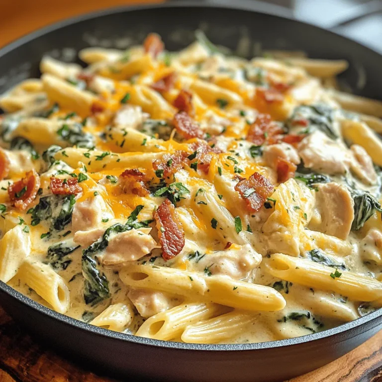 Pasta has long been a staple in the realm of comfort food, offering an array of textures and flavors that can adapt to various culinary cultures. In American cuisine, the integration of ranch seasoning—a beloved flavor profile known for its creamy, tangy, and herbaceous notes—has transformed traditional pasta dishes into something uniquely delightful. Creamy Chicken Bacon Ranch Pasta stands out in this fusion by marrying familiar ingredients that many people love, creating a complete meal that pleases both the palate and the senses.