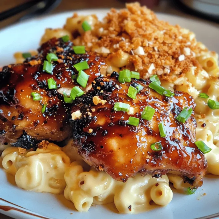 Are you ready to elevate your dinner game with a dish that's equal parts comforting and exciting? Introducing Sweet and Spicy Honey Pepper Chicken with Creamy Macaroni Cheese—a delightful fusion of bold flavors and classic comfort. This recipe perfectly combines the sweetness of honey and the kick of pepper, creating a mouthwatering chicken dish that pairs beautifully with the creamy, cheesy goodness of macaroni cheese.