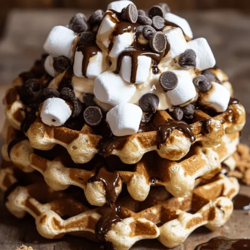 Waffles have long held a special place in the hearts of breakfast and dessert lovers alike. Their golden, crispy exterior and fluffy interior create a delightful contrast that appeals to people of all ages. Whether served plain with a drizzle of syrup or topped with an array of delicious accompaniments, waffles are an incredibly versatile dish. In recent years, creative culinary minds have taken this beloved breakfast staple and reinvented it in countless ways. One such innovative twist is the indulgent S’mores Waffles—an irresistible fusion of classic flavors that transforms the traditional s’mores treat into a delightful breakfast option.