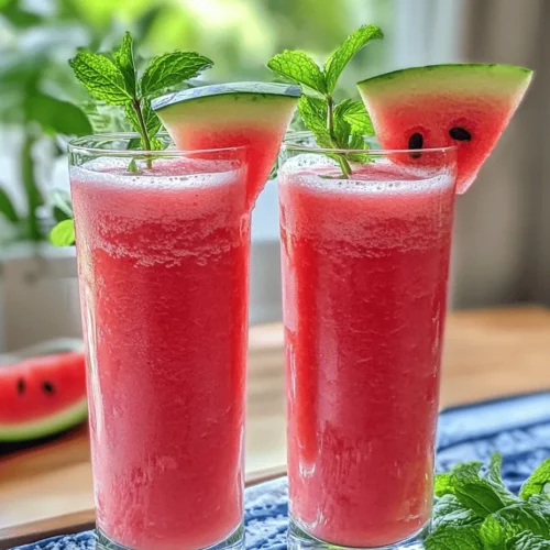 Smoothies have surged in popularity over the past few years, becoming a staple in many health-conscious diets. They offer a convenient, delicious way to incorporate fruits and vegetables into our daily intake while providing a refreshing burst of flavor. As summer approaches and temperatures rise, the need for hydrating beverages becomes increasingly important. This is where the Watermelon Smoothie with Coconut Water shines as an ideal choice.