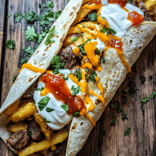 To truly appreciate the Steak & Cheese Dirty Fry Burrito, it's essential to understand the cultural significance of burritos in Mexican cuisine. The burrito as we know it today has its roots in Northern Mexico, particularly in the state of Chihuahua. Historically, burritos were simple fare—a tortilla wrapped around filling, primarily used by farmers and laborers looking for a hearty, portable meal.