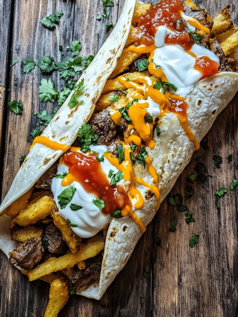 To truly appreciate the Steak & Cheese Dirty Fry Burrito, it's essential to understand the cultural significance of burritos in Mexican cuisine. The burrito as we know it today has its roots in Northern Mexico, particularly in the state of Chihuahua. Historically, burritos were simple fare—a tortilla wrapped around filling, primarily used by farmers and laborers looking for a hearty, portable meal.