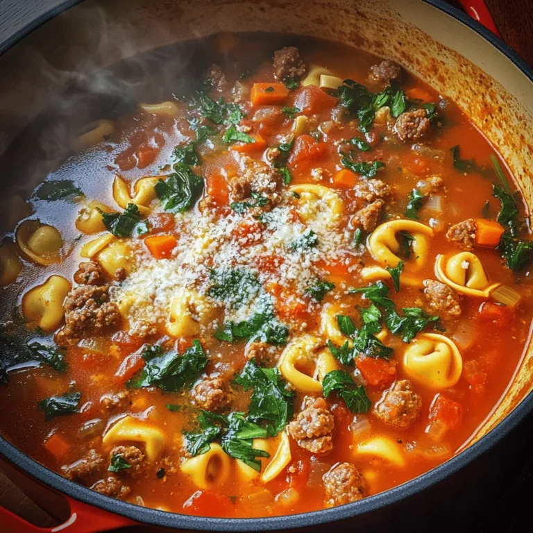 As the temperatures drop and the days grow shorter, there's nothing quite like a warm bowl of soup to bring comfort and nourishment. Whether it’s a chilly weeknight or a cozy gathering with loved ones, comforting soups have become a staple in many households during the colder months. Among the plethora of soup options, one recipe stands out for its delightful fusion of flavors and textures: Sausage Tortellini Soup Delight. This dish not only embodies the essence of hearty Italian cuisine but also offers a satisfying meal that is both easy to prepare and incredibly versatile.