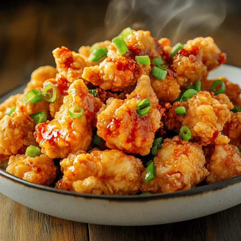 Crispy Bang Bang Chicken has taken the culinary world by storm, captivating taste buds with its tantalizing combination of crunch and flavor. This dish has become a favorite in many households and restaurants alike, thanks to its unique balance of sweetness, spiciness, and creaminess. The crispy texture of the chicken, combined with a rich, zesty sauce, makes it an irresistible option for any meal. Whether you serve it as an appetizer at your next gathering or as a main dish for dinner, Crispy Bang Bang Chicken promises to deliver a delightful gastronomic experience.