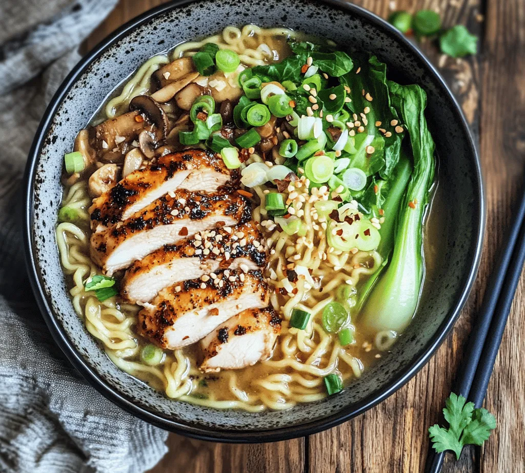 Ramen is more than just a bowl of noodles; it's a culinary experience that transcends the boundaries of comfort food. This Fiery Chicken Ramen with Creamy Garlic Sauce combines the heartiness of traditional ramen with an added kick of heat and a rich, velvety sauce that elevates it to a delightful symphony of flavors. In recent years, ramen has surged in popularity across the globe, evolving from a simple and quick meal to a gourmet dish that can be enjoyed in numerous variations.