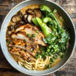 Ramen is more than just a bowl of noodles; it's a culinary experience that transcends the boundaries of comfort food. This Fiery Chicken Ramen with Creamy Garlic Sauce combines the heartiness of traditional ramen with an added kick of heat and a rich, velvety sauce that elevates it to a delightful symphony of flavors. In recent years, ramen has surged in popularity across the globe, evolving from a simple and quick meal to a gourmet dish that can be enjoyed in numerous variations.