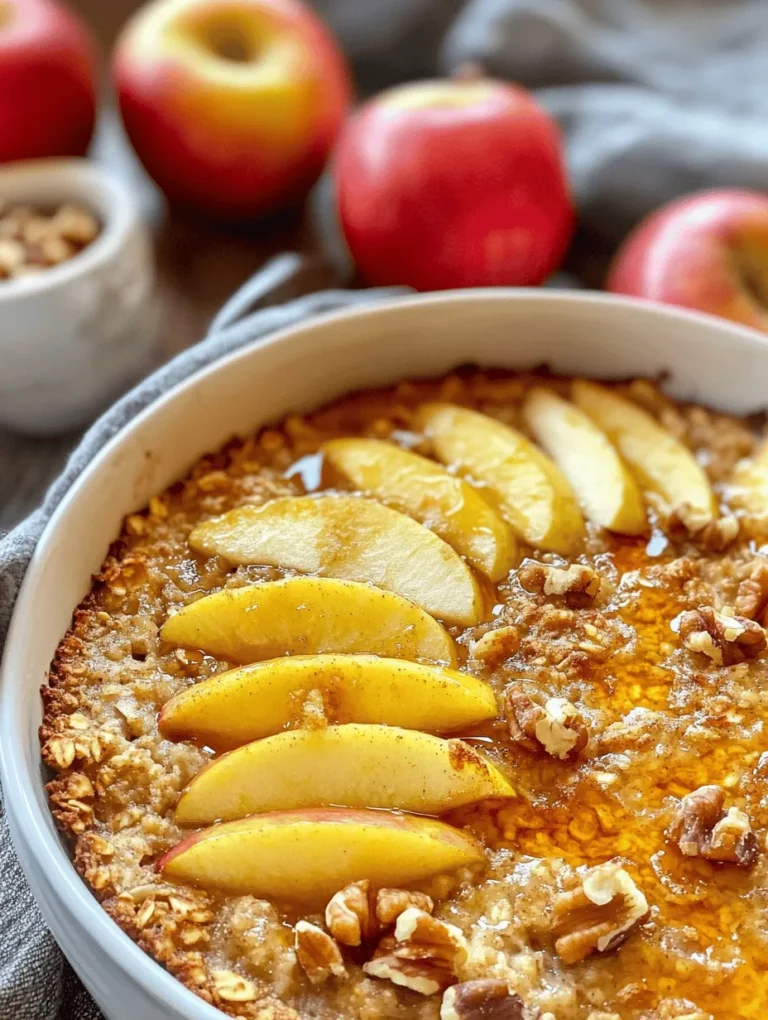 Start your day on a healthy note with this easy-to-make Irresistible Healthy Apple Oatmeal Breakfast Bake. In a world where breakfast often gets sidelined amid busy schedules, this wholesome recipe emerges as a beacon of nutritious deliciousness. With its combination of hearty rolled oats, crisp apples, and a hint of natural sweetness, this breakfast bake not only satisfies your morning cravings but also fuels your body with essential nutrients to kickstart your day.