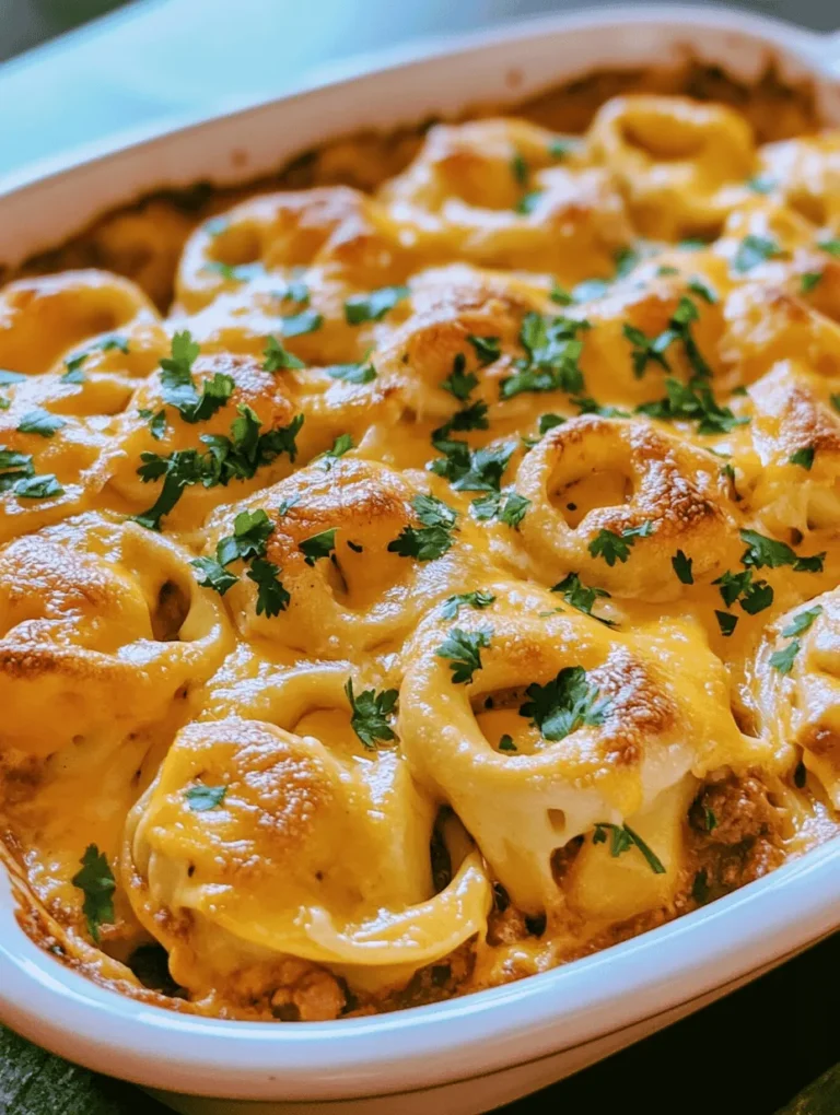 To master the art of making Cheesy Beef Enchilada Tortellini, it is essential to understand the core components of the dish. Each ingredient plays a critical role in building the flavors and textures that make this recipe truly special.