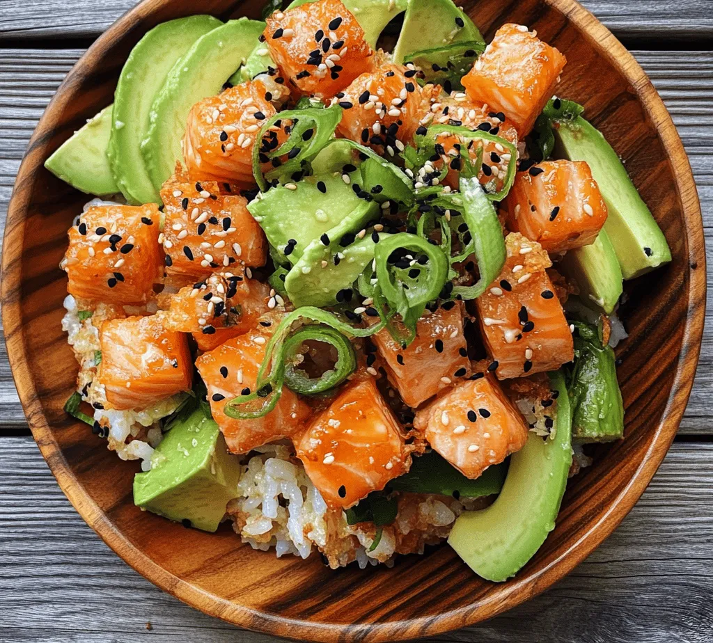 If you’re looking for a dish that marries the savory richness of salmon with the delightful crunch of crispy rice, look no further than Sizzling Salmon Crispy Rice. This modern culinary creation has taken the food world by storm, combining the familiar flavors of sushi with a unique twist that elevates it to a must-try experience. Imagine a perfectly seared slice of salmon resting atop a bed of golden, crispy rice, all enhanced by a medley of fresh toppings and sauces. This dish not only tantalizes your taste buds but also engages your senses with its captivating textures and vibrant presentation.