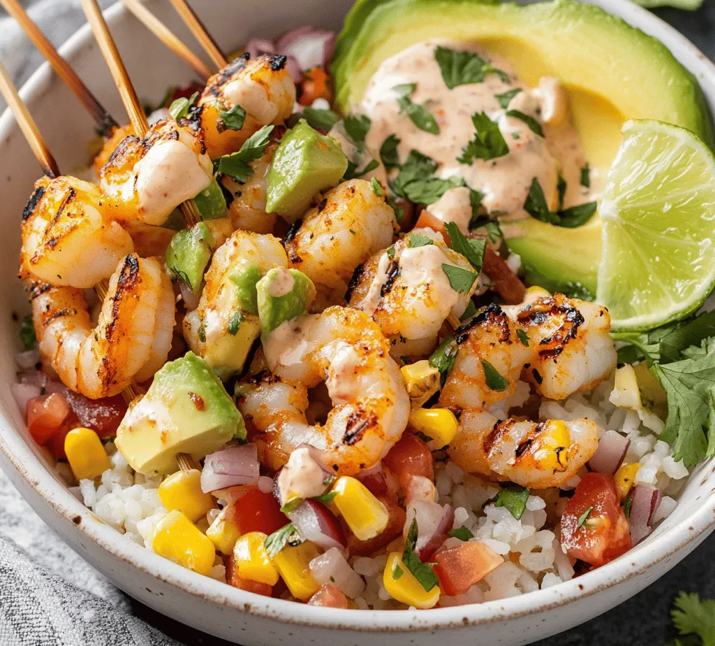 When it comes to vibrant and nourishing meals, few dishes can rival the delightful Grilled Shrimp Bowl with Avocado & Corn Salsa. This dish combines the succulent flavors of perfectly grilled shrimp with the creamy richness of avocado and the sweetness of fresh corn, creating a harmonious blend of textures and tastes. Whether you're preparing a casual dinner for family or meal prepping for the week ahead, this bowl is versatile enough to suit any occasion while providing a burst of nutrition and flavor.